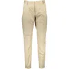 Gant Beige Cotton Casual Pants In Neutral