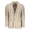Gant Beige Linen Men Jacket