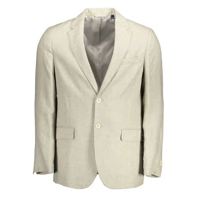 GANT BEIGE LINEN MEN JACKET