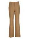 Gant Belt-loops Trousers In Brown