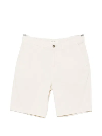 Gant Belt-loop Shorts In Neutral