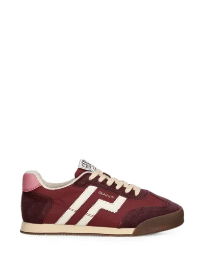 Gant Beylana Suede-panelled Sneakers In Multi