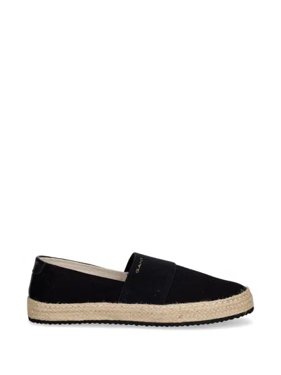 Gant 밴딩 스트랩 브레이디드 에스파드리유 In Black