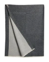 Gant Blanket Or Cover Grey Size - Merino Wool, Cashmere In Gray