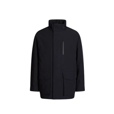 Gant Blouson Uni À Capuche Rétractable In Black