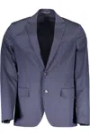 Gant Blue Cotton Men Jacket
