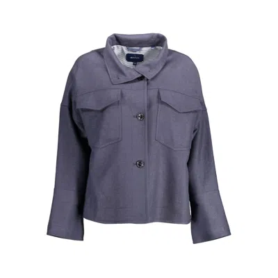 Gant Blue Cotton Jackets & Coat