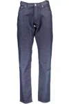 GANT BLUE COTTON JEANS & PANT