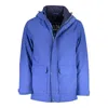 Gant Blue Cotton Men Jacket In Blue