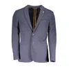 Gant Single-breasted Blazer In Blue