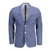 Gant Blue Polyester Men Jacket In Blue