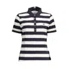 Gant Blue Cotton Polo Shirt In Blue