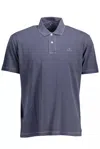 Gant Blue Cotton Men Polo Shirt In Blue