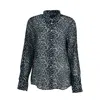 Gant Blue Cotton Shirt In Black