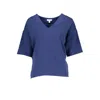 Gant Blue Cotton Unisex T-shirt In Blue
