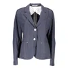 Gant Timeless Blue Cotton Jacket With Classic Appeal In Blue