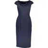 Gant Blue Elastane Dress In Blue