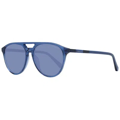 Gant Blue Plastic Sunglasses In Black
