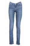 GANT BLUE POLYESTER JEANS & PANT