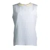 Gant Ele Silk Tank With Removable Collar In White