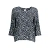 Gant Blue Viscose Sweater In Multi