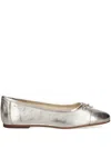 Gant Bow-detail Round-toe Ballet Flats In Gray