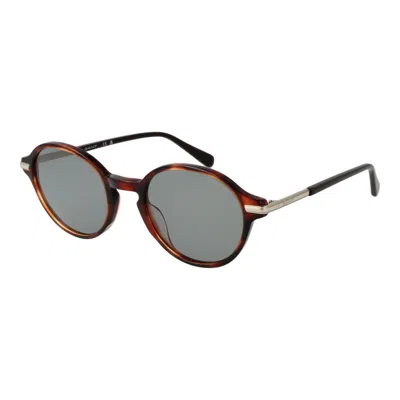 Gant Brown Acetate Sunglasses In Burgundy