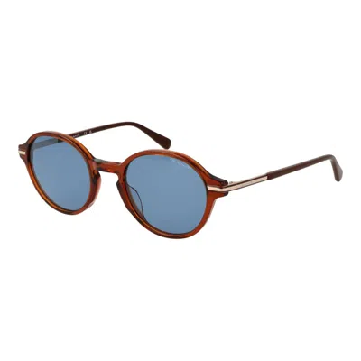 Gant Brown Acetate Sunglasses In Blue