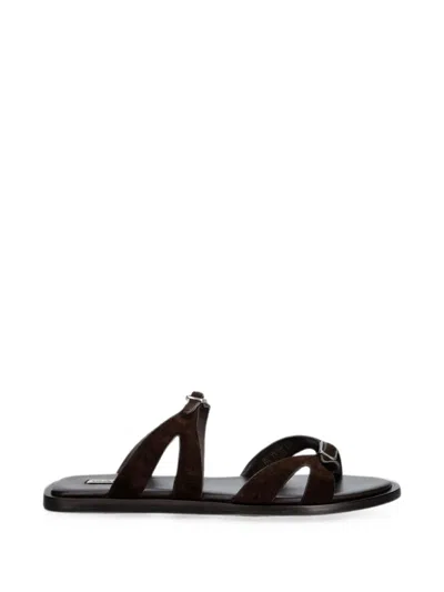 Gant Buckle-fastening Sandals In Brown