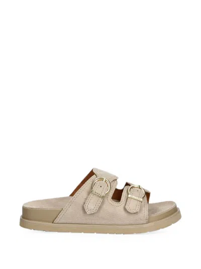 Gant Buckle-fastening Sandals In Neutral