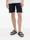 Gant Button-fastening Chino Shorts In Black