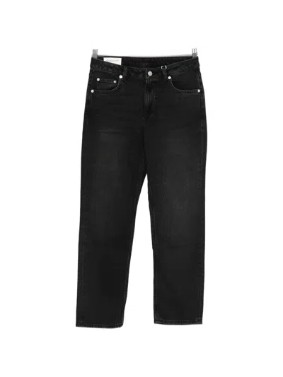 Gant Button-fastening Jeans In Black