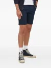 Gant Button-fly Shorts In Blue