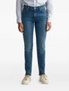 Gant Button Jeans In Blue