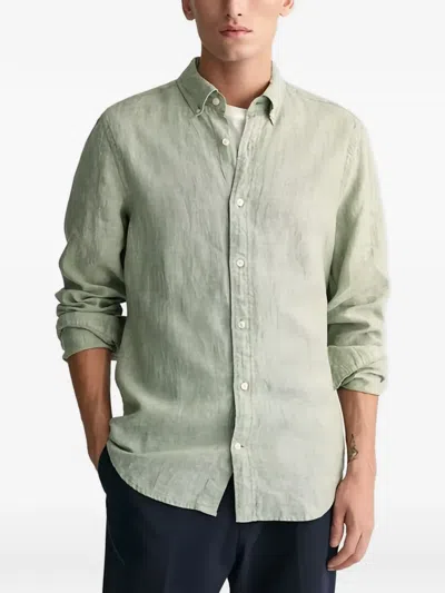 Gant Buttoned Shirt In Green