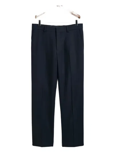 Gant Buttoned Trousers In Blue