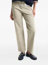 Gant Buttoned Trousers In Gray