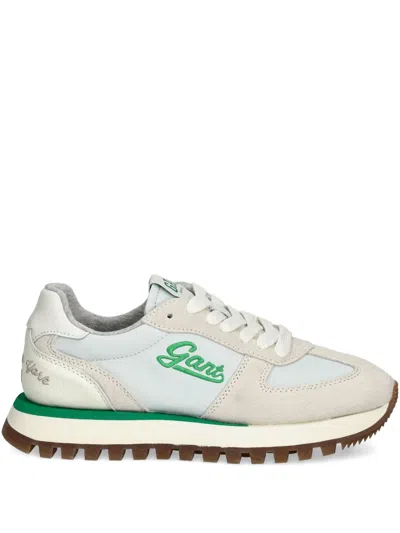 Gant Caffay Retro Running Sneakers In White