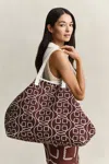 Gant Canvas Beach Bag In Multi