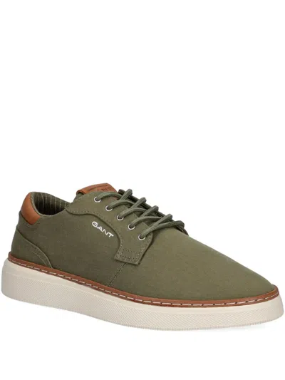 Gant Canvas Lace-up Sneakers In Green
