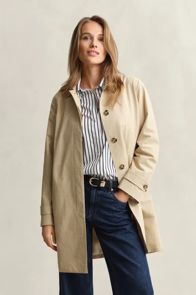 Gant Car Coat In Neutral