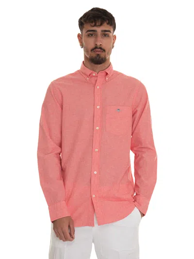 Gant Casual Shirt In Coral Red
