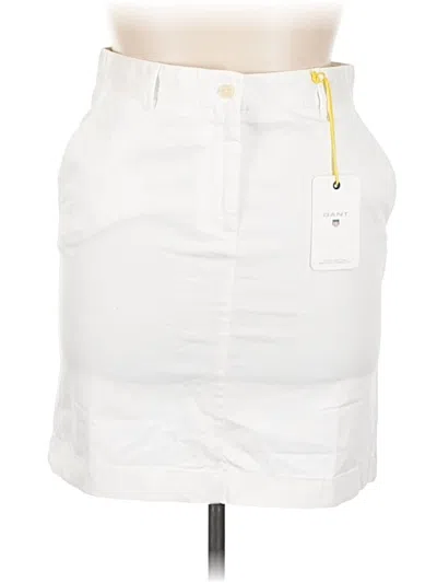 Pre-owned Gant Casual Skirt In White