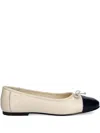 Gant Chadii Bow-detail Ballet Flats In Neutral
