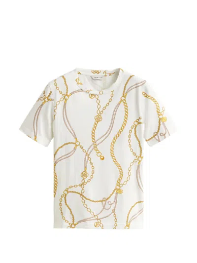 Gant Chain-print T-shirt In Multi