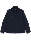 Gant Mens Channel Quilted Jacket In Blue