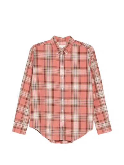 Gant Checked Flannel Shirt In Multi