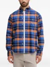 Gant Checked Oxford Shirt In Blue