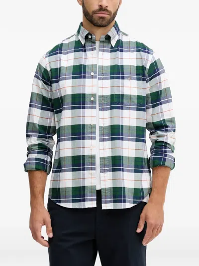 Gant Checked Oxford Shirt In Multi