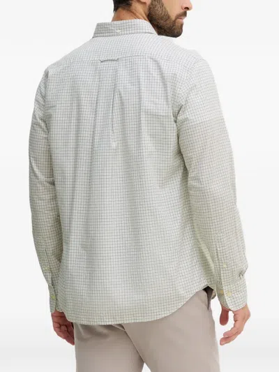 Gant Checked Oxford Shirt In Neutral